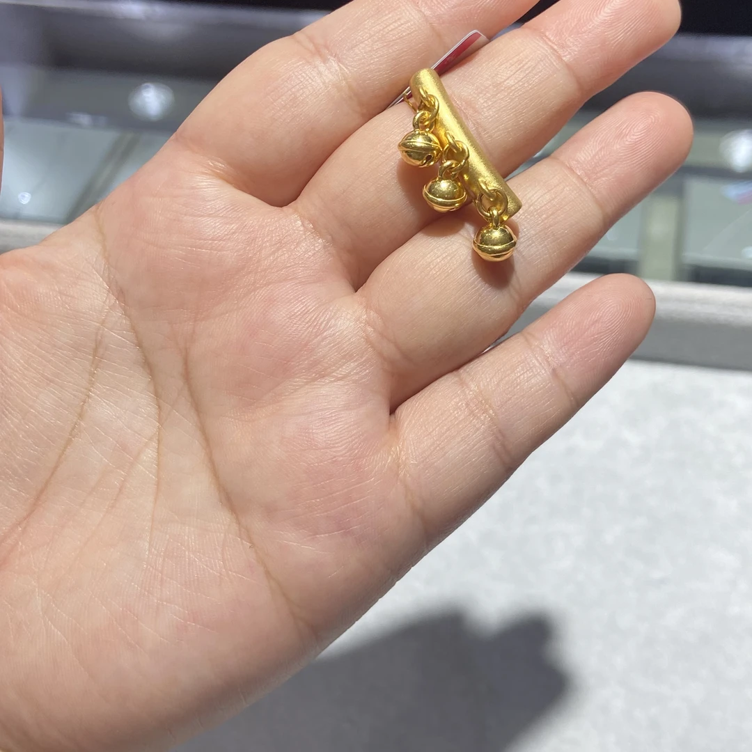 足金999 铃铛弯管 2.165