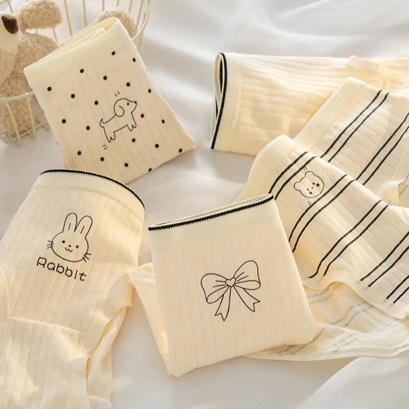 女童内裤A类抑菌纯棉中小学生大码全棉中腰三角薄款透气女生舒适