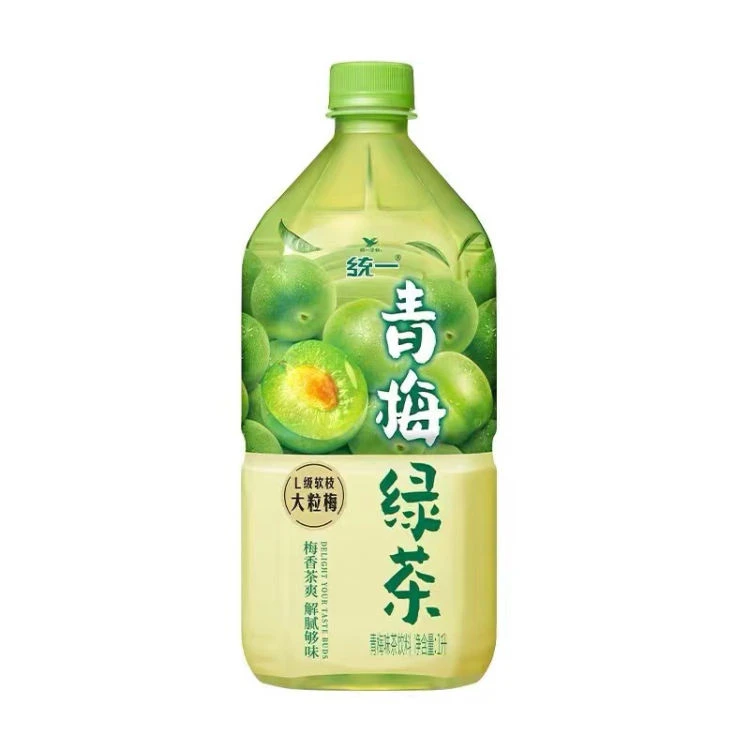统一青梅绿茶饮料1L/瓶