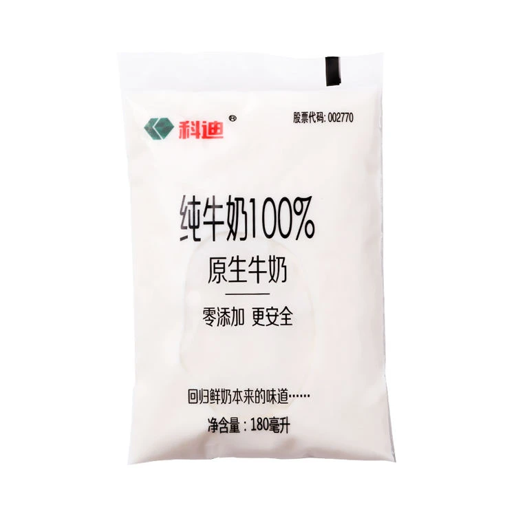 科迪透明0添加原生纯牛奶180ml/袋