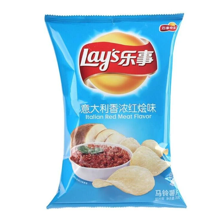 乐事意大利香浓红烩味薯片40g/份