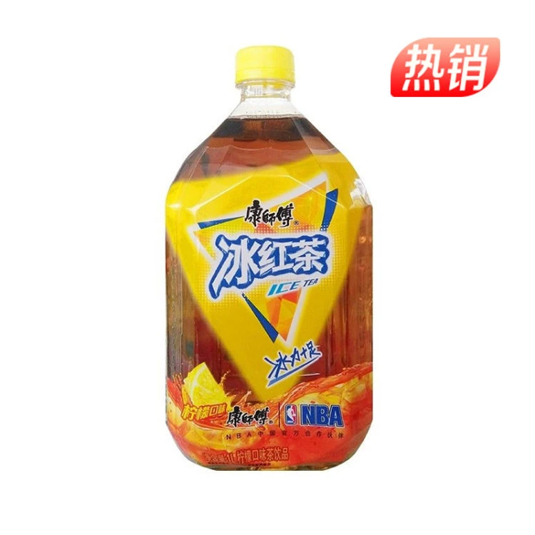 康师傅柠檬口味冰红茶饮料大瓶全家分享装 1L/瓶