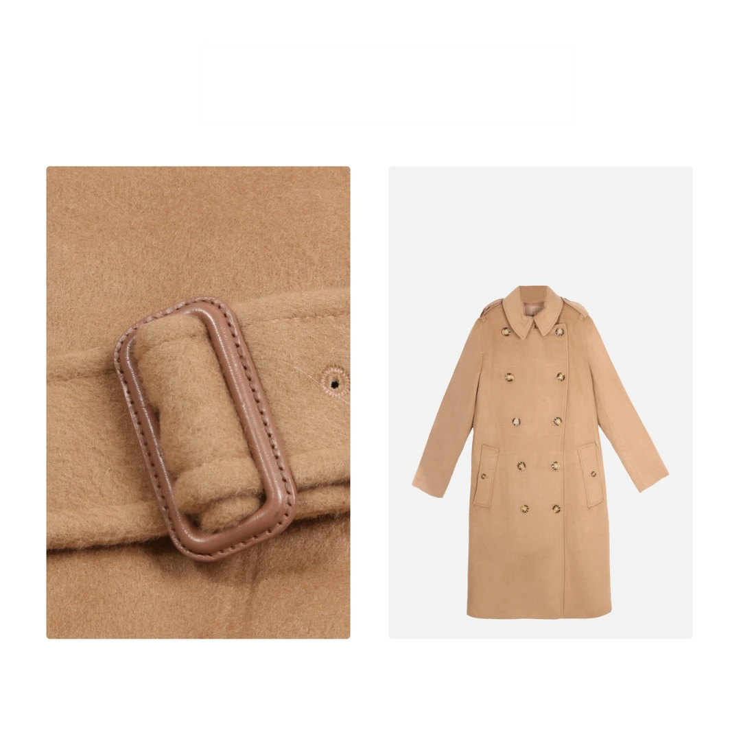 凯特丝蓓#748秋冬新品高端系列新款经典风衣大衣