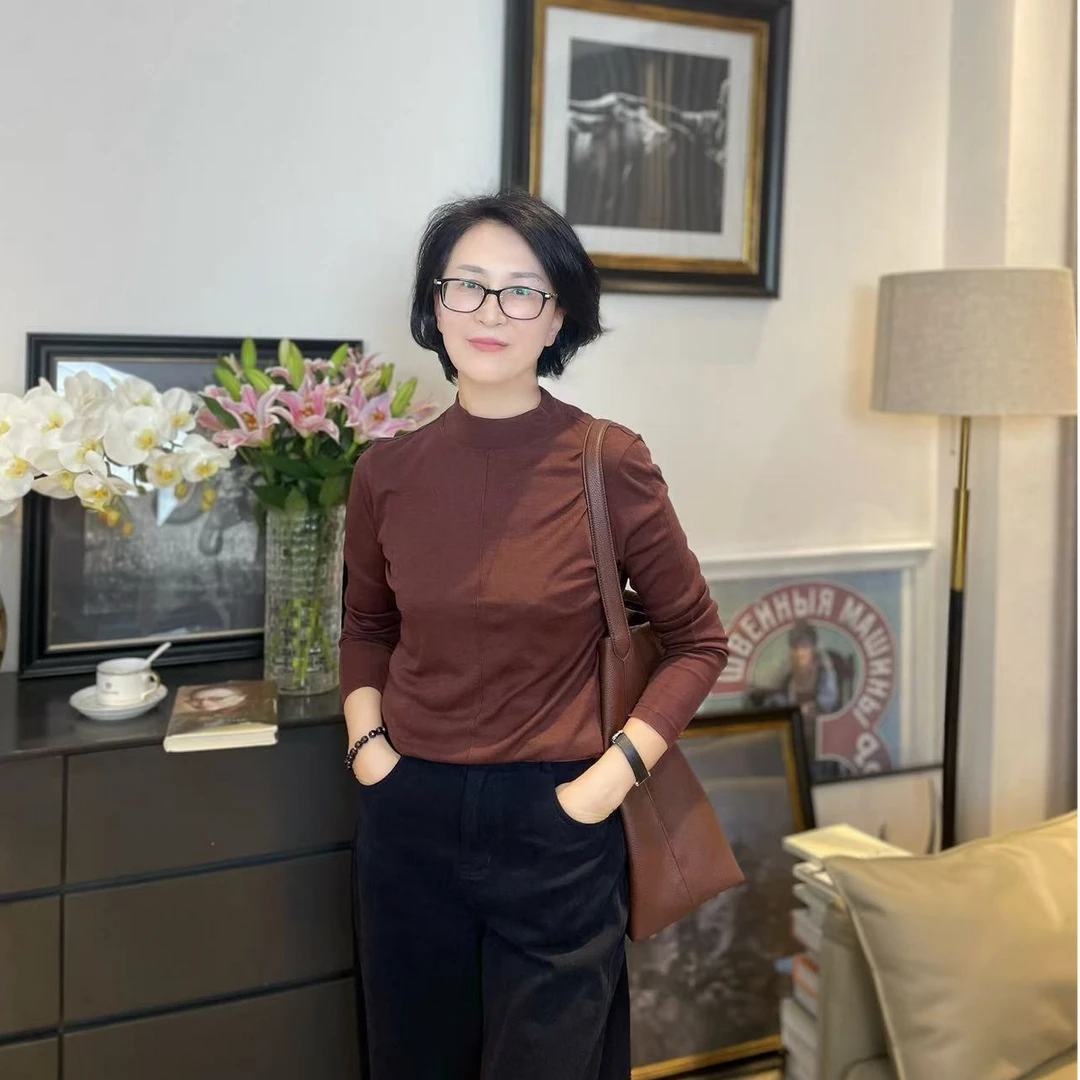 YGC【中领蚕丝T】超舒适半高领百搭长袖蚕丝T9181