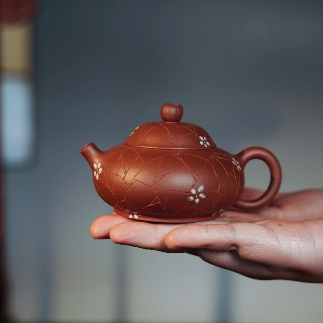 冰裂纹 《玉乳》 原矿红皮龙  130cc