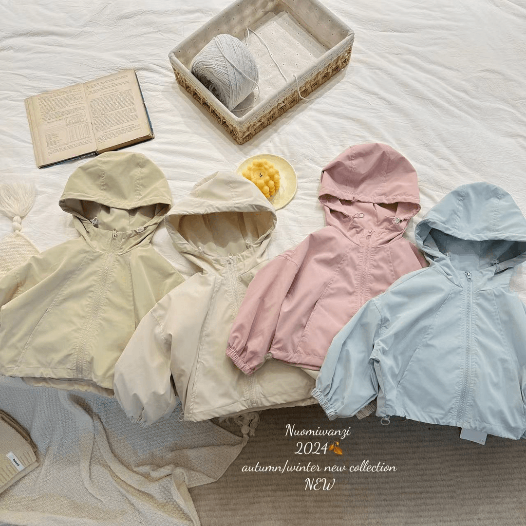 【现货】儿童时尚百搭纯色休闲防风外套（秋款）WZJ-（Q）-4006