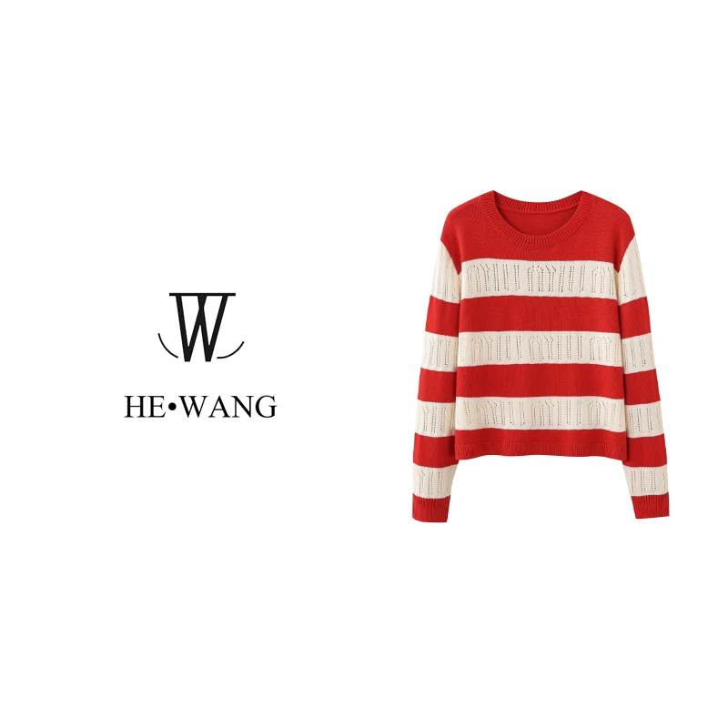 新款时尚修身百搭高领套头竖坑条亮丝打底葱纱针织衫HW-00053