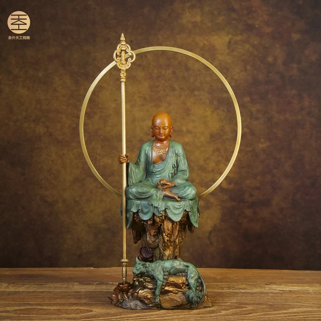 谛听地藏王菩萨原创全铜摆件客厅摆放收藏手工茶室摆件