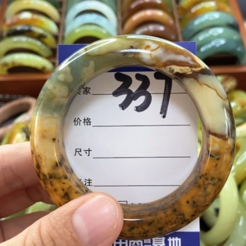 蛇纹石玉手镯未镶嵌゛****ぅ