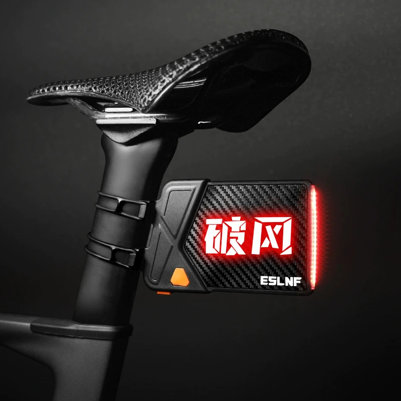TUJIYD自行车灯夜骑灯发光号码公路山地车数字领航灯发光骑行灯