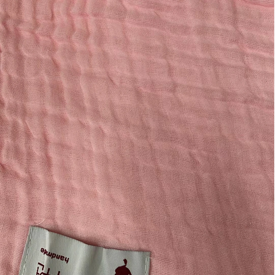 【纱布浴巾】纯棉多层纱布浴巾蓝色粉色