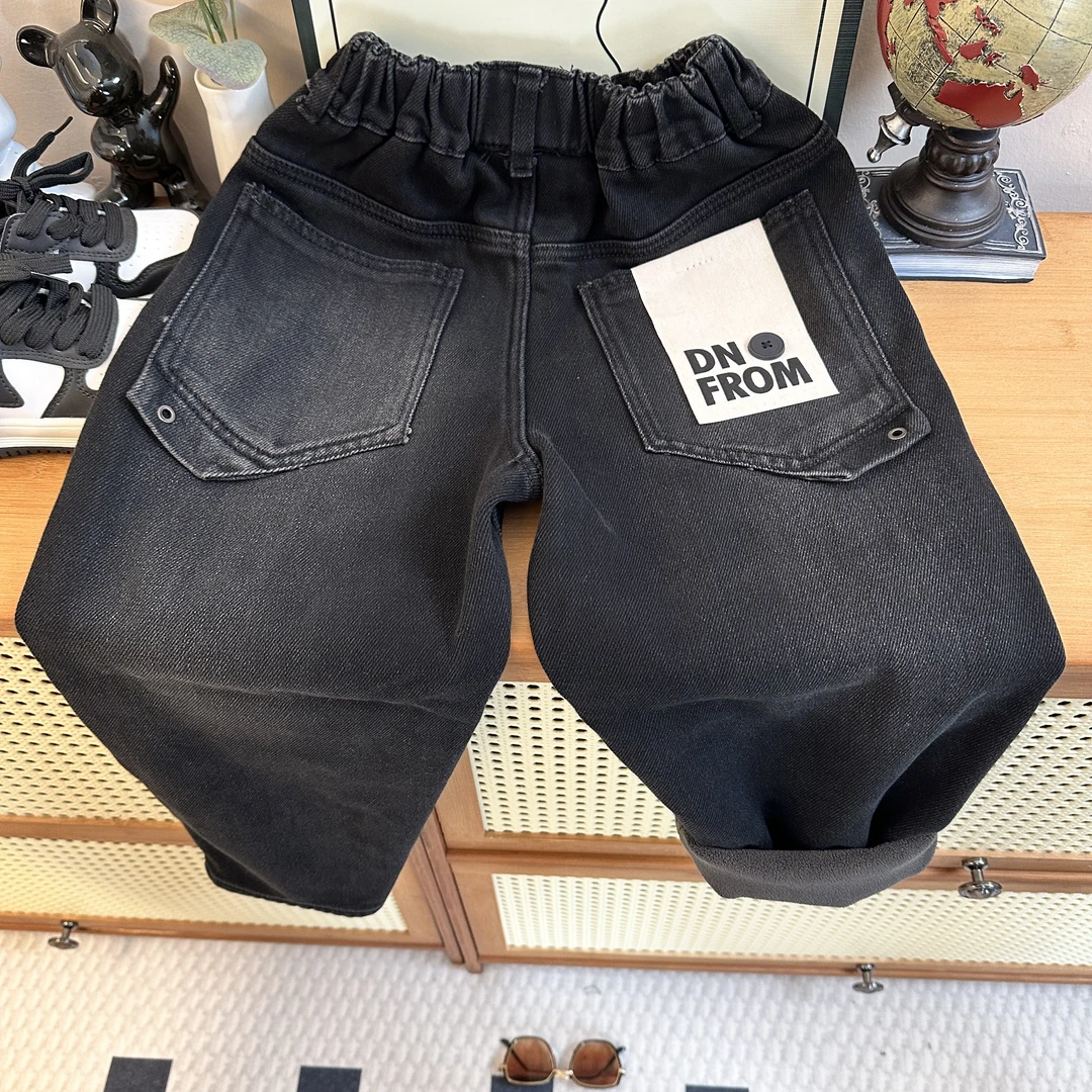 【新款2025春秋】男童爆款牛仔裤春秋百搭潮流儿童裤子休闲长裤潮