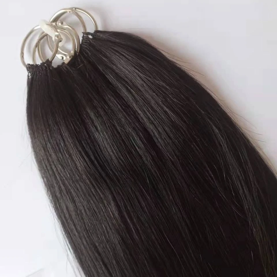 羽毛接发 二代无痕羽毛接头发手工编织真发隐形无痕接发水晶接发