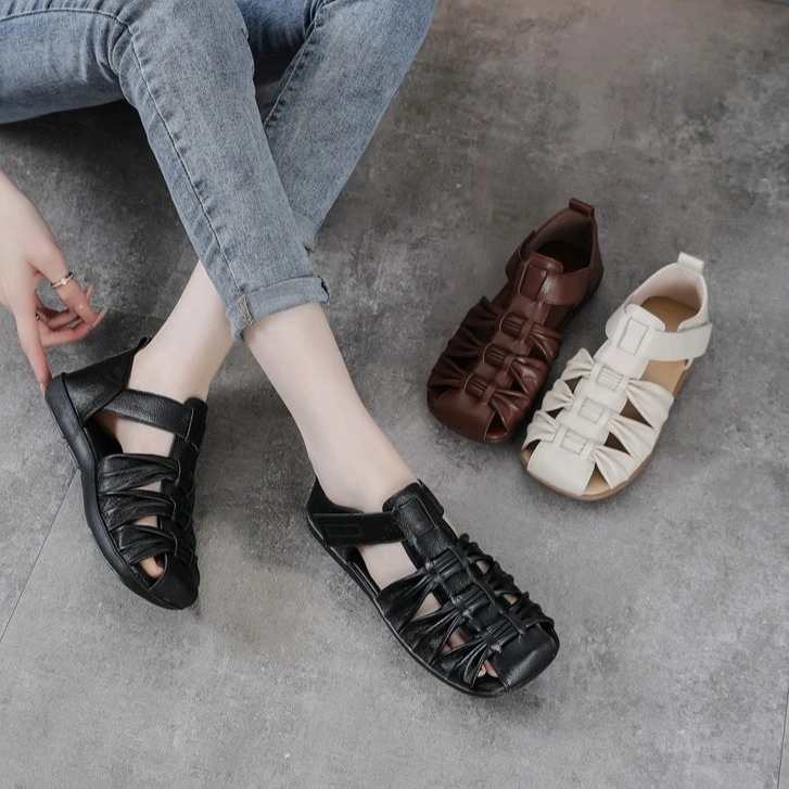 【断码清货】2024夏季新款时尚休闲百搭软底罗马凉鞋 2018