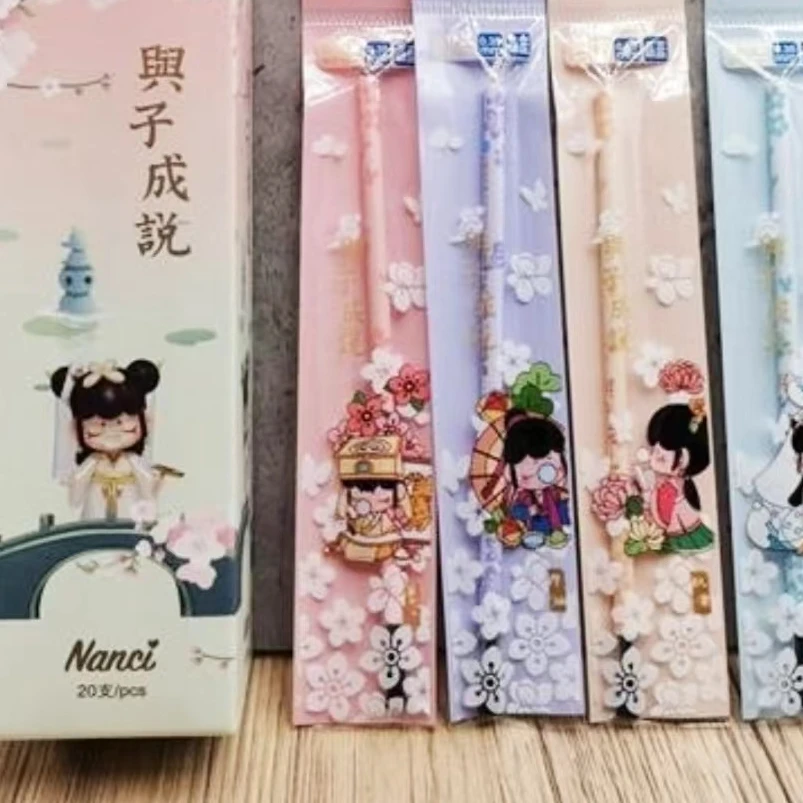 晨光0.35晶蓝全针管中性笔替芯笔芯4415
