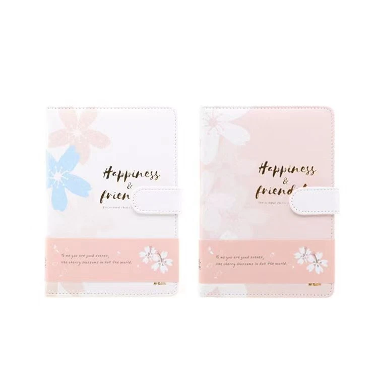 晨光樱花季限定32120PU磁扣本手账本MPY1BW29