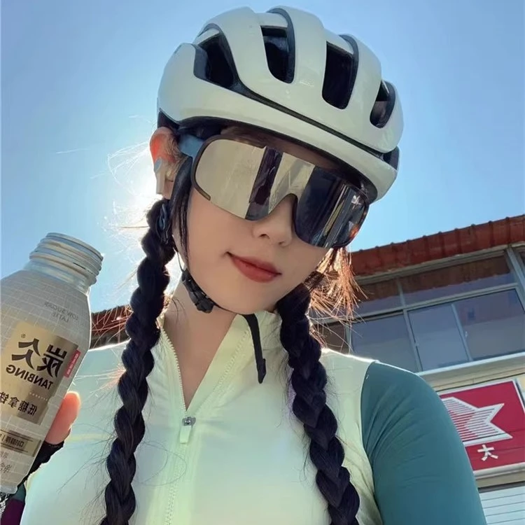 户外环法公路车自行车运动骑行眼镜网红大框防风镜登山防风沙护目