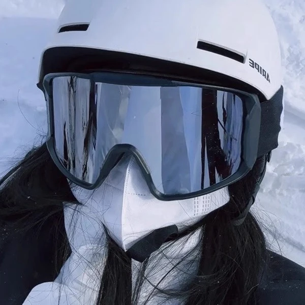 户外滑雪太阳镜超大框防紫外线防风防眩光护目运动墨镜男女登山镜