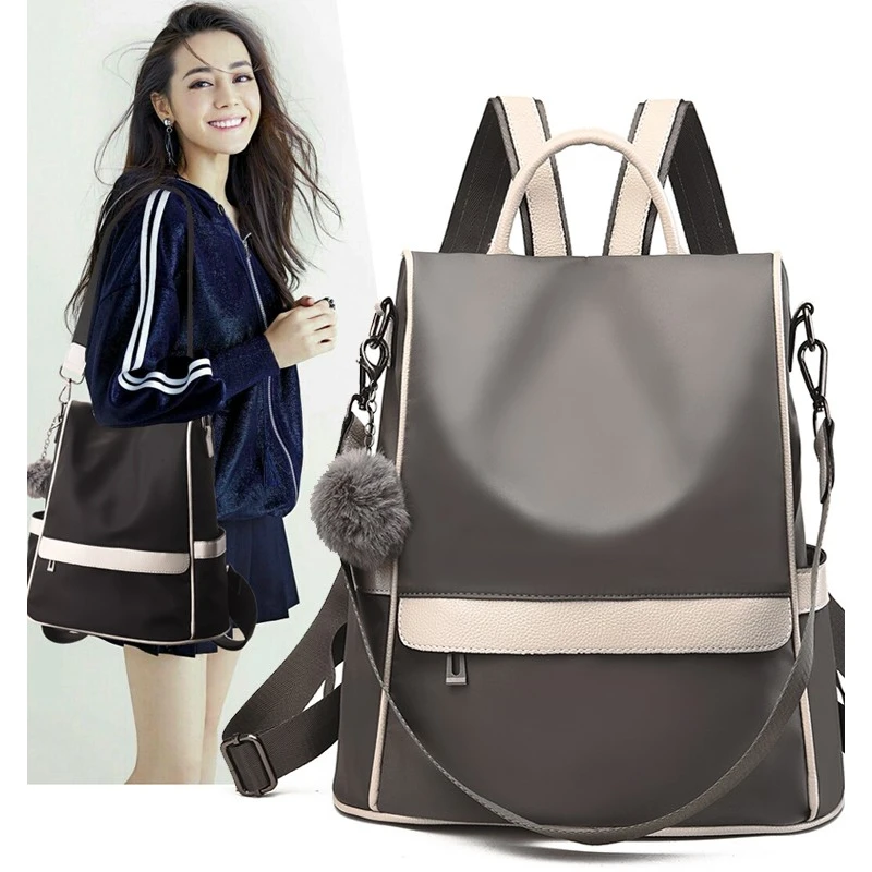 香港双肩包女2025新款时尚网红百搭同款旅行大容量书包女士背包