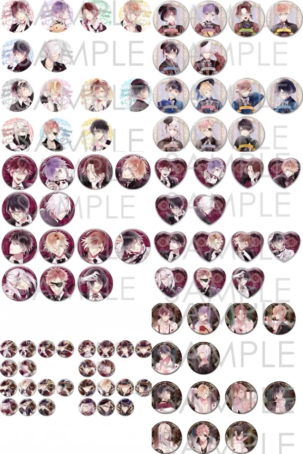 【欧叶】魔鬼恋人 情人节等系列 吧唧徽章