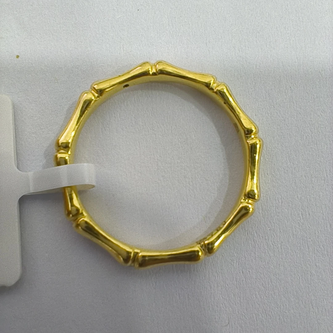 【莹莹专享】足金999饰品   #11 精品竹节素圈戒指 1.44 GP