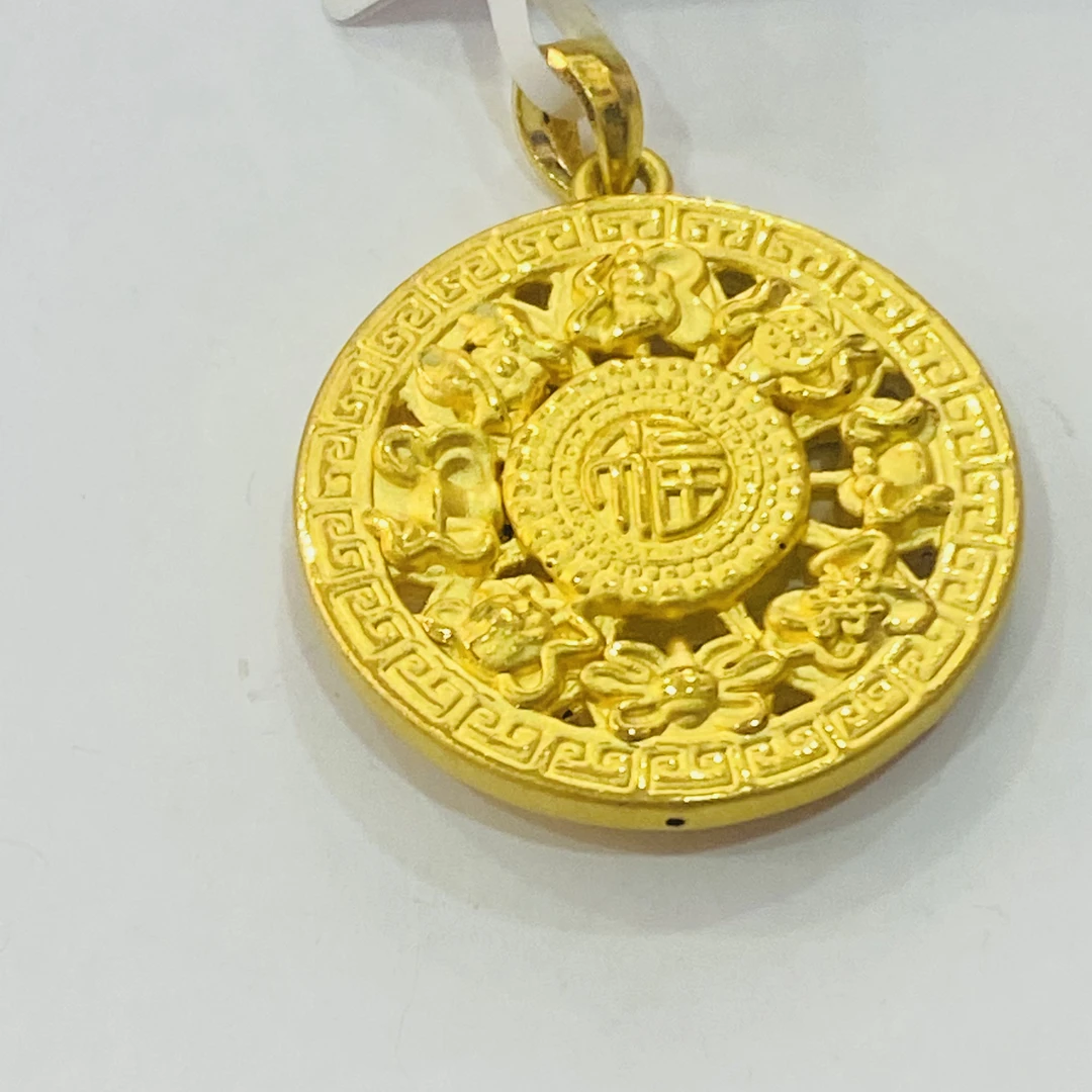 【莹莹专享】足金999 八宝罗盘吊坠 3.07
