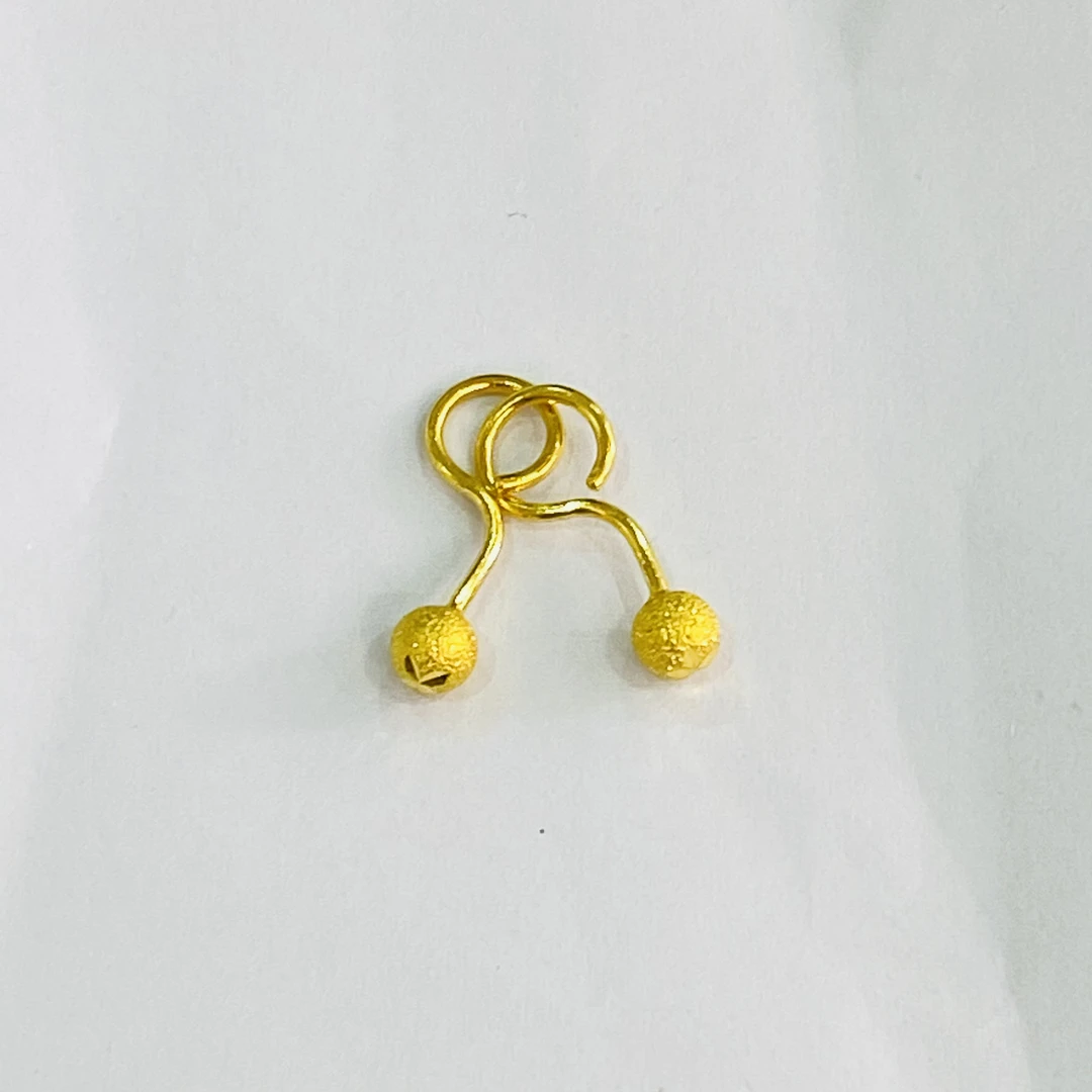 【莹莹专享】足金吊坠 豆豆耳钉   1.05  足金999