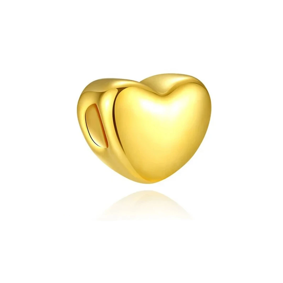【莹莹专享】足金配件 足金999爱心一颗 多样性一 （赠合金链）5007