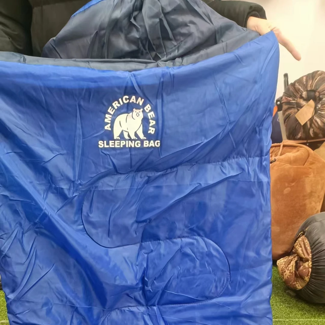 户外露营春夏季20度左右使用隔脏睡袋210*75CM大浮力成人防寒家用