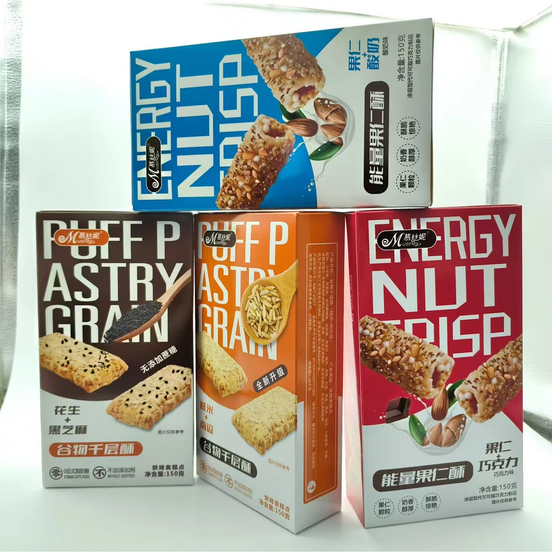 慕丝妮谷物果仁酥/千层酥150g保质期到2025年5月5日