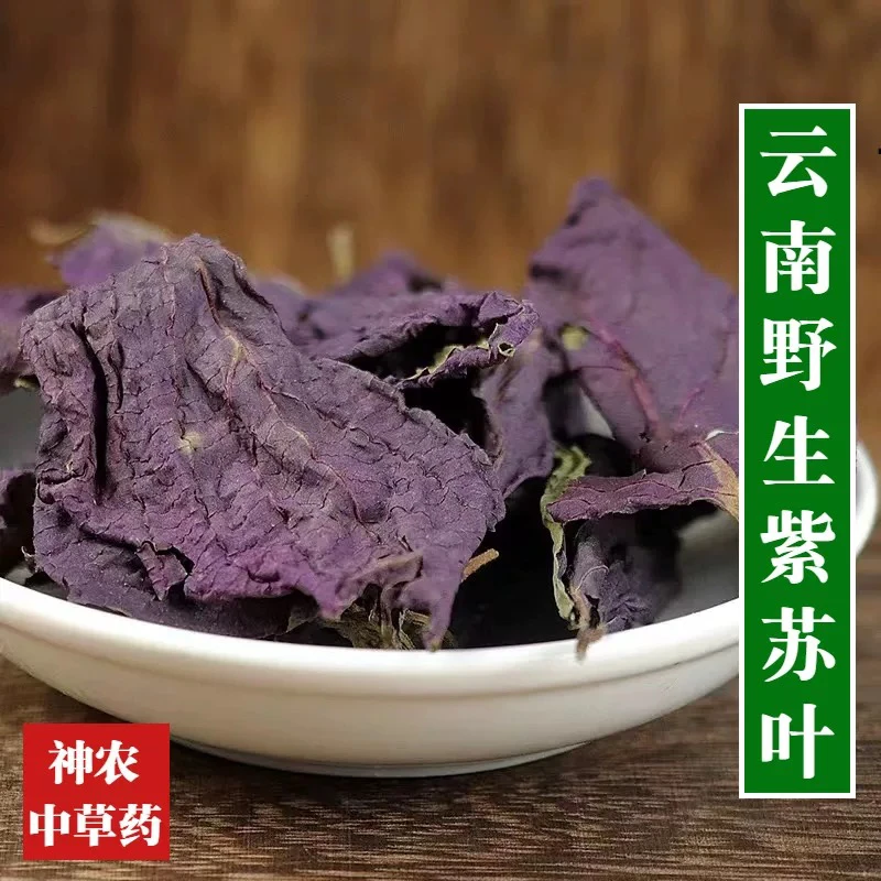正宗云南高山紫苏叶自然晒干包邮