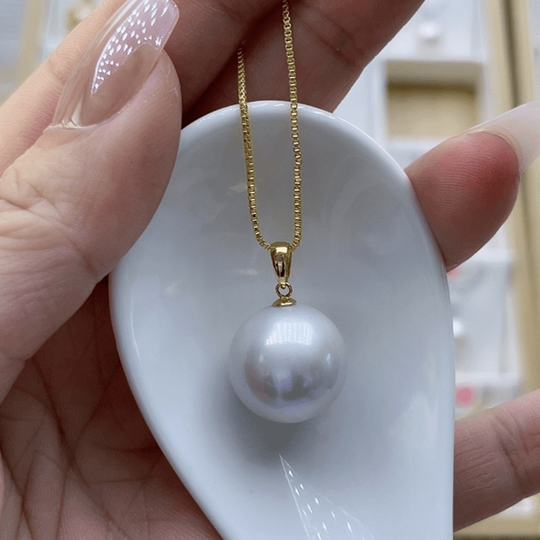 【闪购商品】淡水珍珠颈饰18K金镶嵌