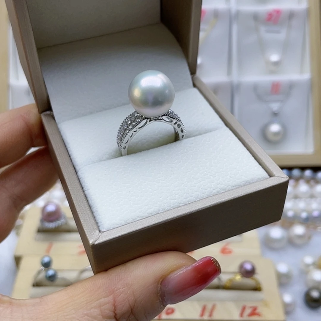 【闪购商品】淡水珍珠戒指银S925镶嵌