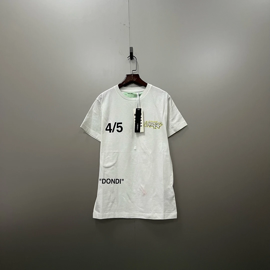 OFF White ow 白色印花logo短袖 XS码/95新/公价4500/无配件 bc0