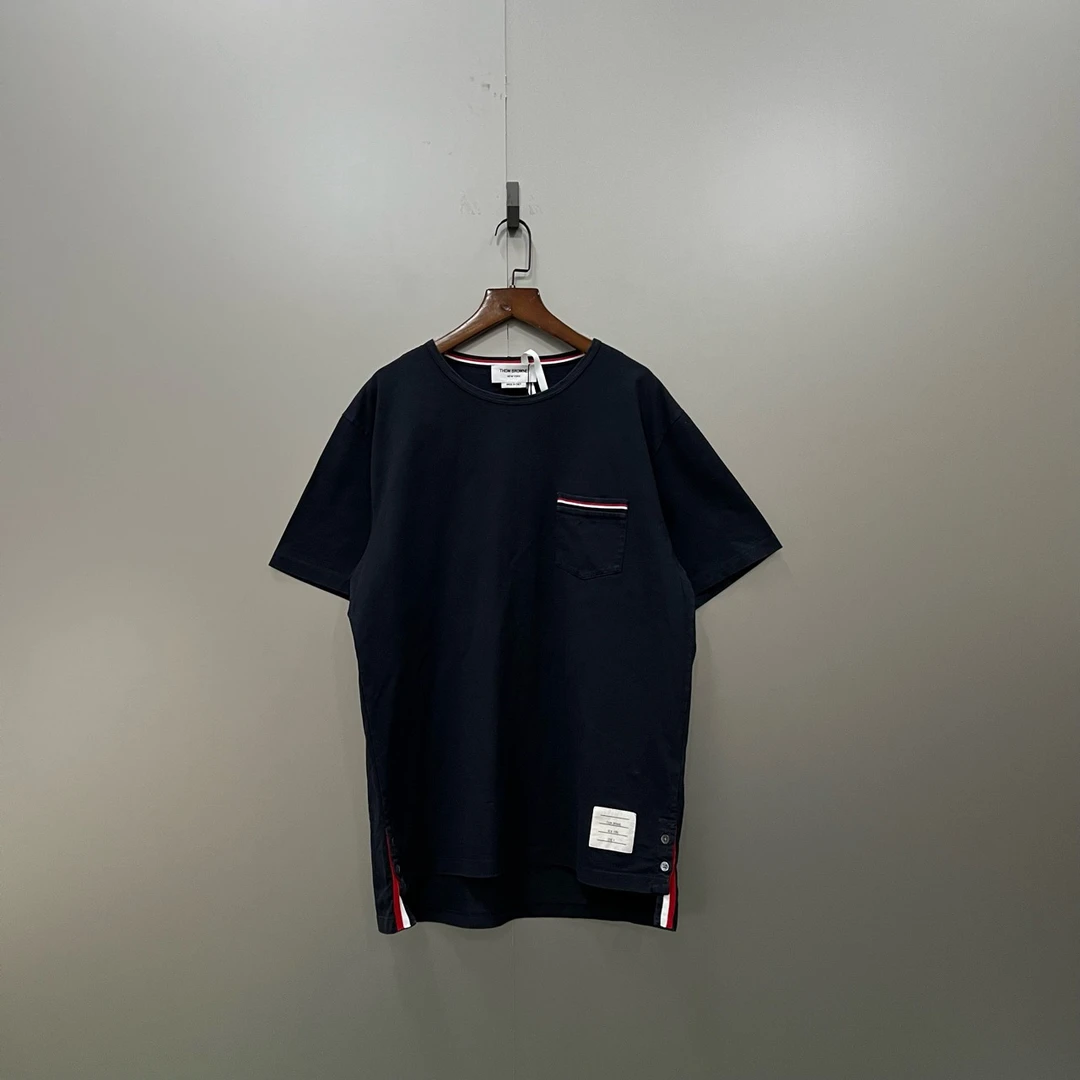 Thom Browne TB 藏青色条纹短袖 4码/95新/无配件