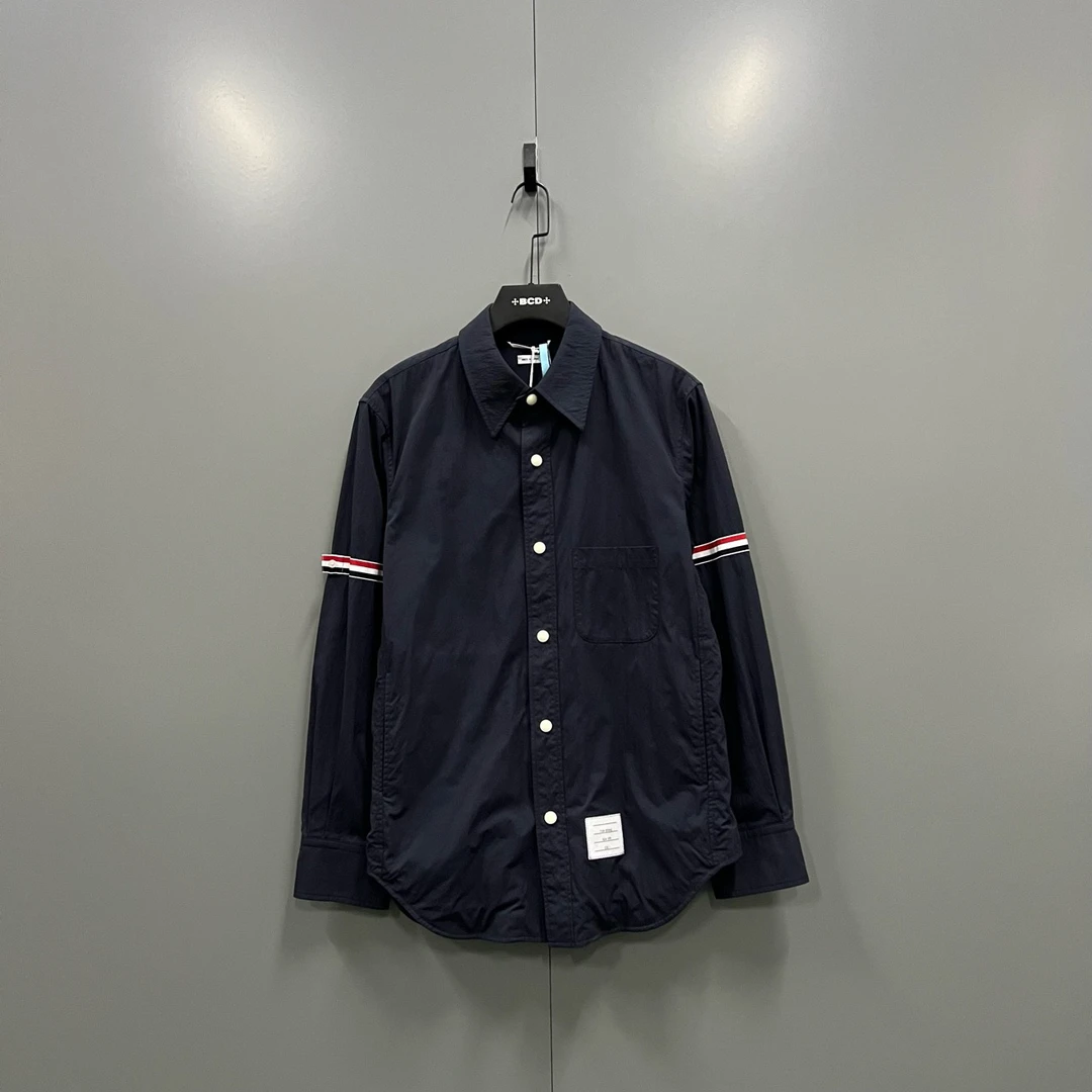 Thom Browne TB 藏青色条纹夹克衬衫 1码/全新/公价9036/吊牌