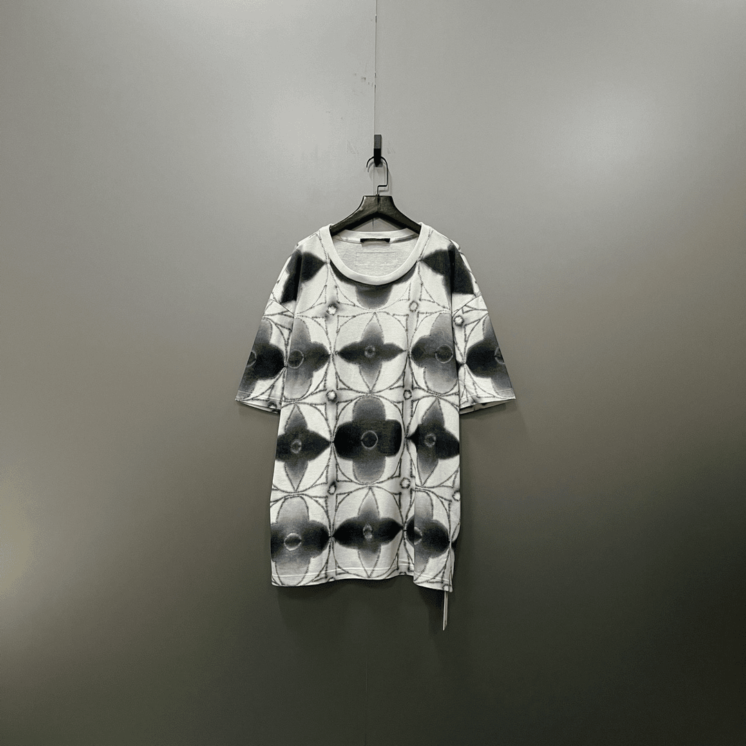 Louis Vuitton lv 绞染花卉印花短袖 4L码/98新/公价7340/无配件