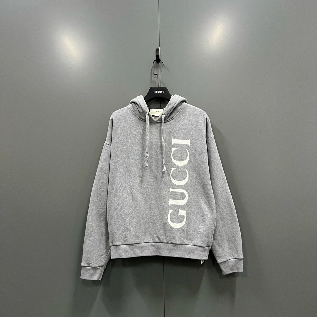 【XP】GUCCI 古驰 灰色logo帽衫 M码/95新/公价7000/无配件 bc000