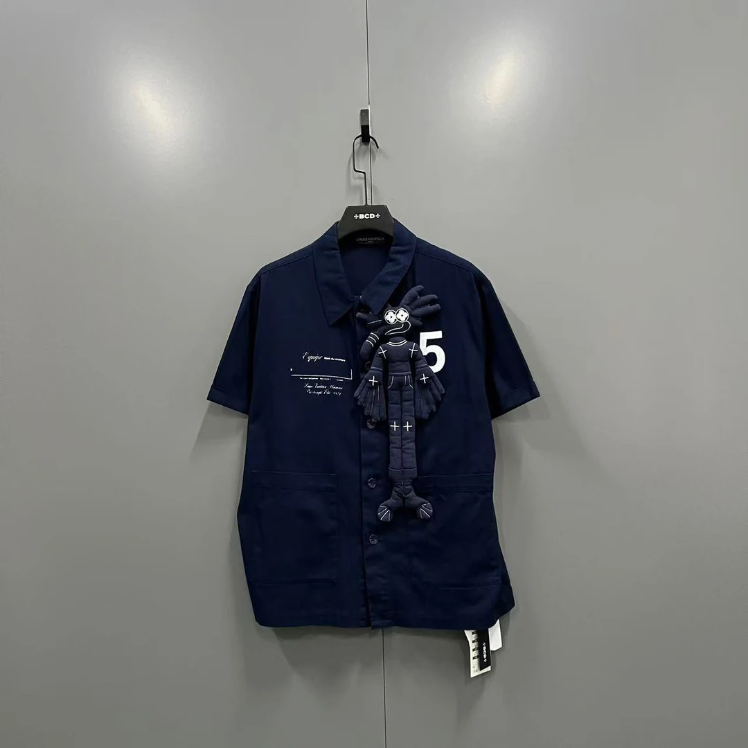 Louis Vuitton LV 日本限定 玩偶短袖衬衫 L码/95新/公价13500