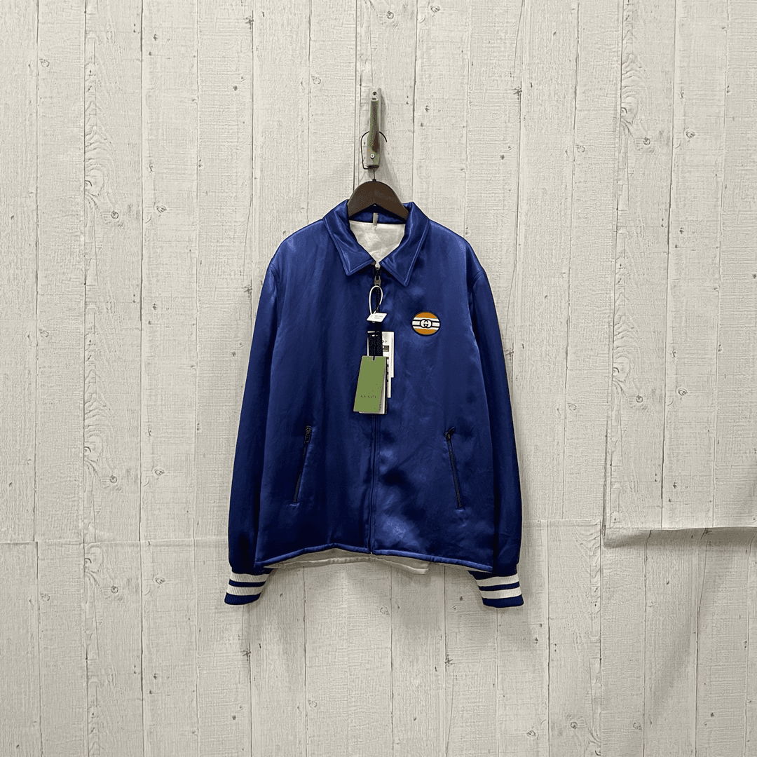 GUCCI 古驰 双G 拼色双面穿着夹克 46码/全新/公价9000/吊牌