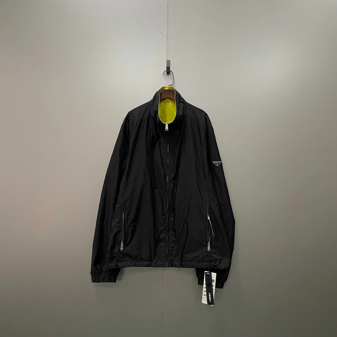PRADA 普拉达 三角标双面穿着夹克 58码/98新/公价15500/无配件 s