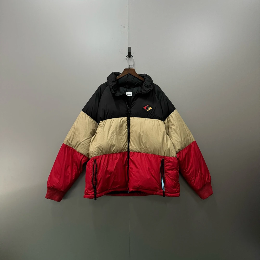 Burberry 巴宝莉 拼色徽标羽绒 XL码/98新/公价10800/无配件 fg