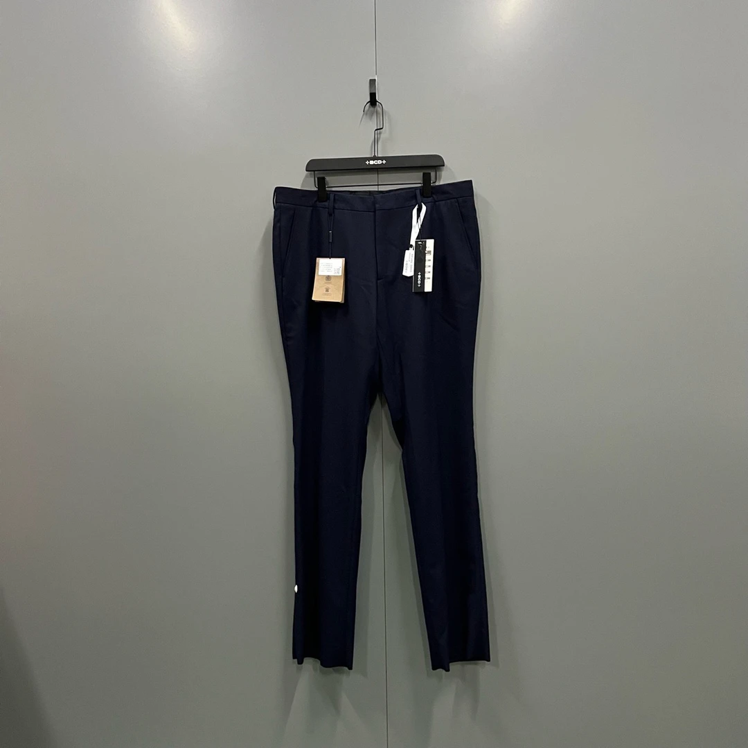 03401 Burberry 巴宝莉 藏青色西裤 56码/全新/公价7000/吊牌 bc0