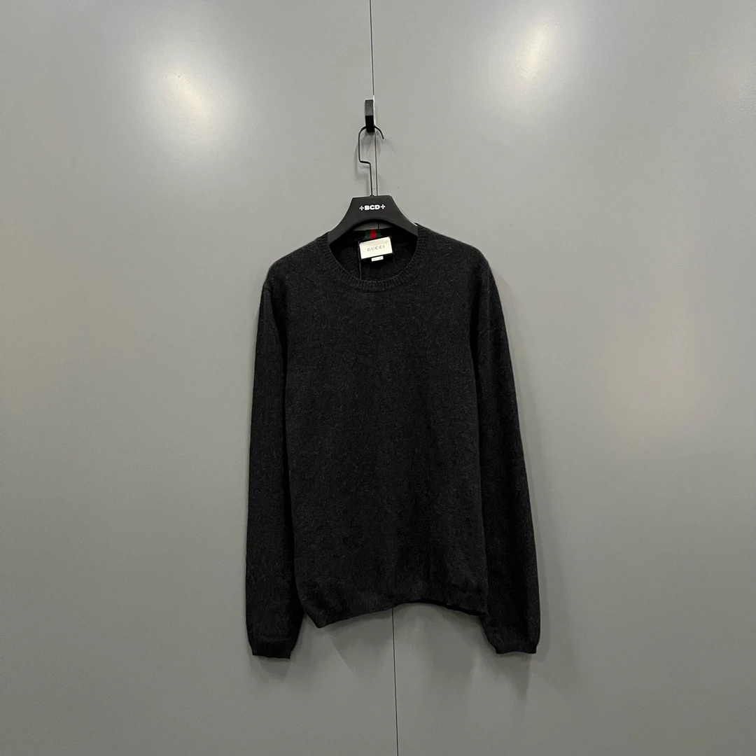 GUCCI 古驰 黑灰羊毛针织衫 XXL码/98新/公价8000/无配件