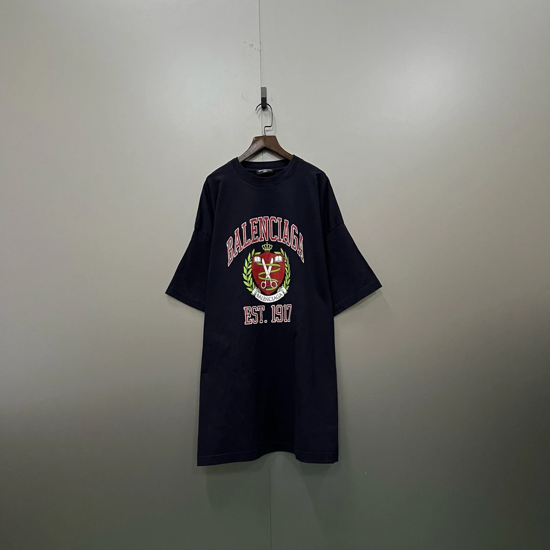 Balenciaga 巴黎世家 麦穗剪刀印花logo短袖 3码/98新/公价4400