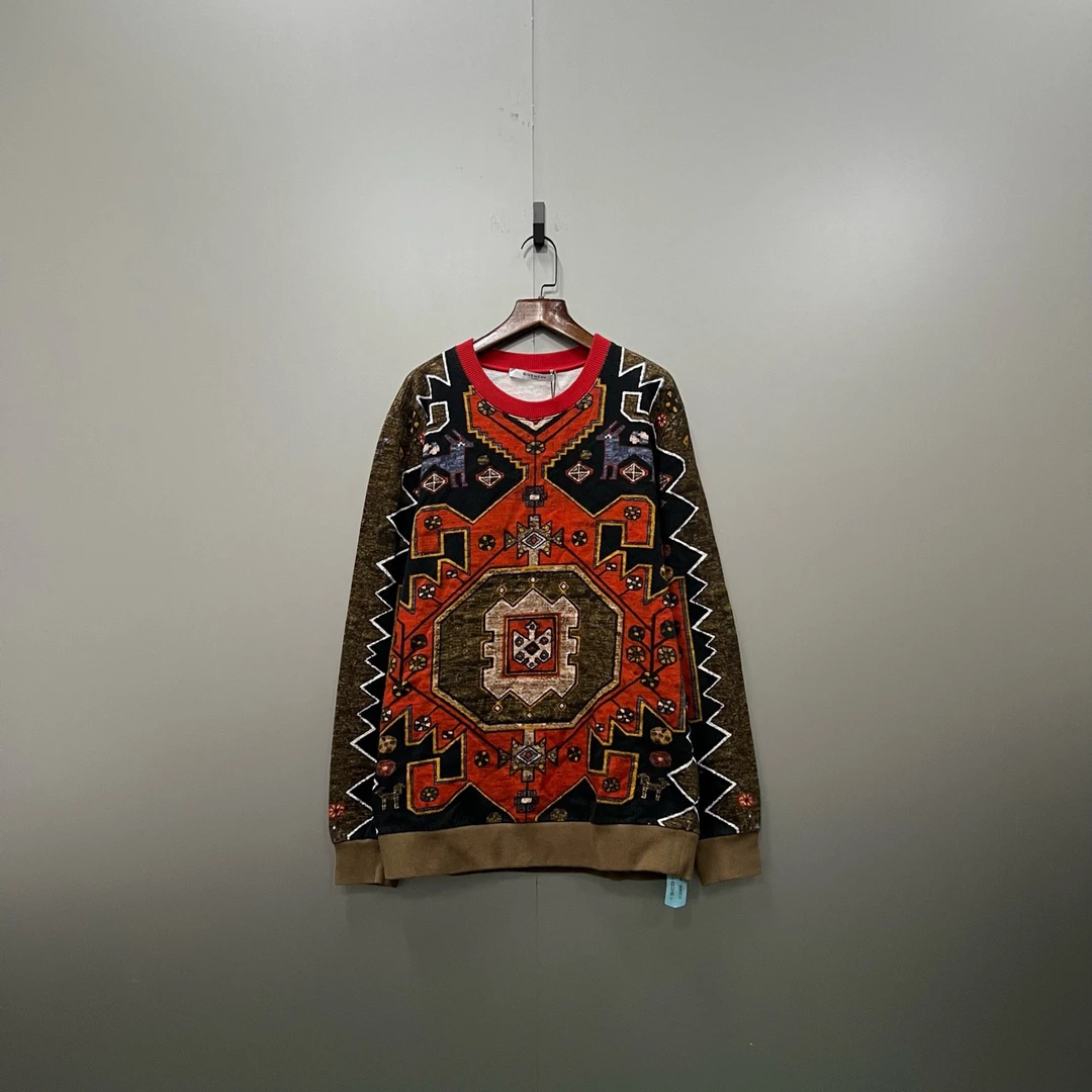 Givenchy 纪梵希 民族图案印花卫衣 XS码/95新/公价7800/无配件