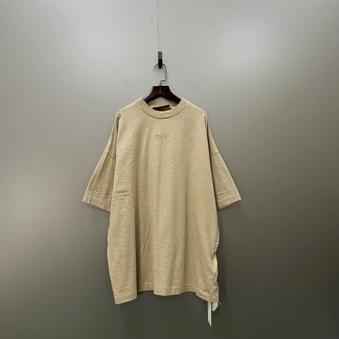 Fear Of God ESSENTIALS 卡其色短袖 M码/99新/公价999/包装袋 b