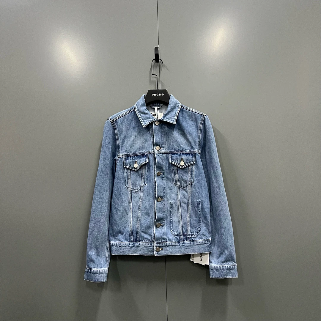 Acne Studios 蓝色水洗牛仔夹克 46码/全新/公价4500/吊牌 bc00