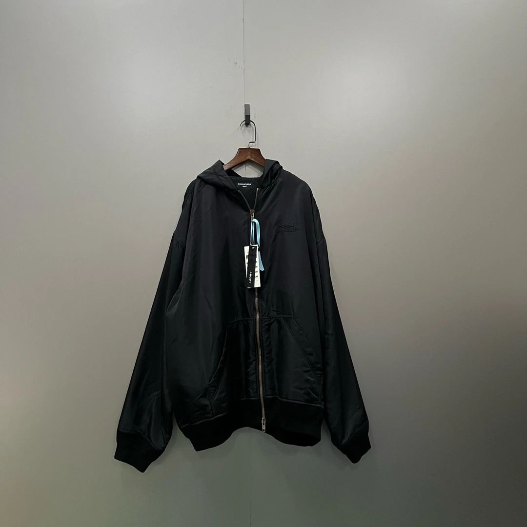 Balenciaga 巴黎世家 黑色拉链夹克 S码/全新/公价14590/吊牌 f