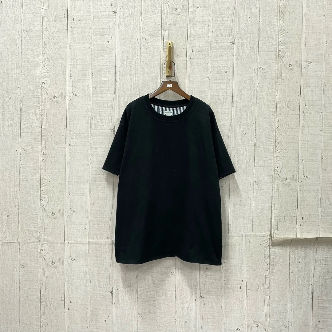 BOTTEGA VENETA BV 黑色内里条纹短袖 M码/98新/公价6000/无配件